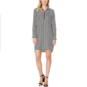 Kenneth Cole Downtown stripe Shirt Dress size  L
